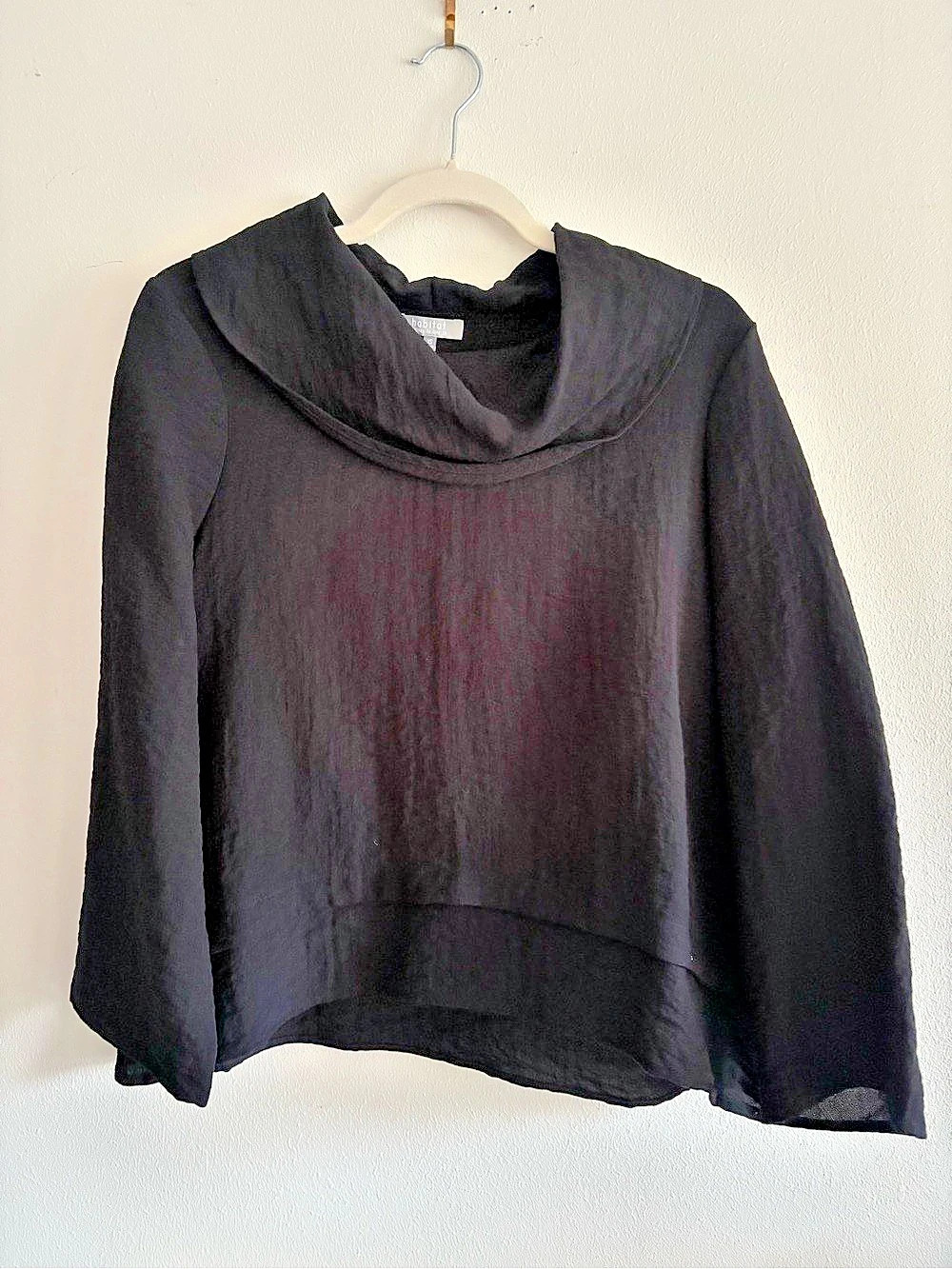 Habitat Black Cowl Neck blouse XS